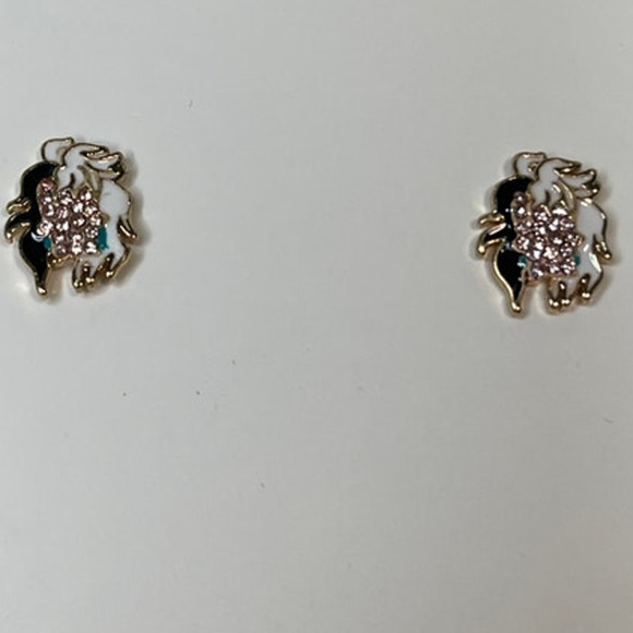 Disney Baublebar Cruella De Vil Stud Earrings NEW Disney Villain 101 Dalmatians - Picture 2 of 9